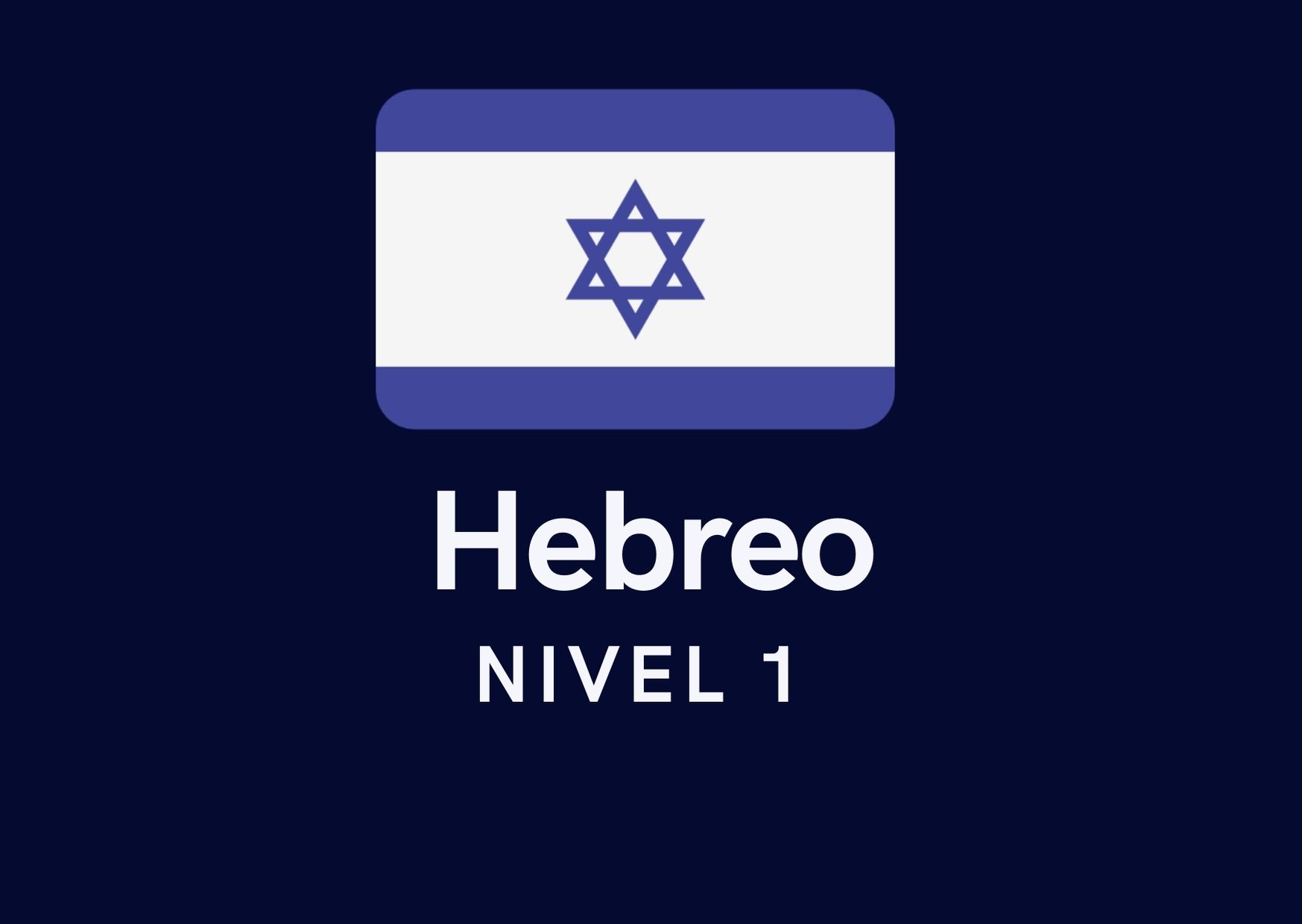 Course Image Hebreo Nivel 01