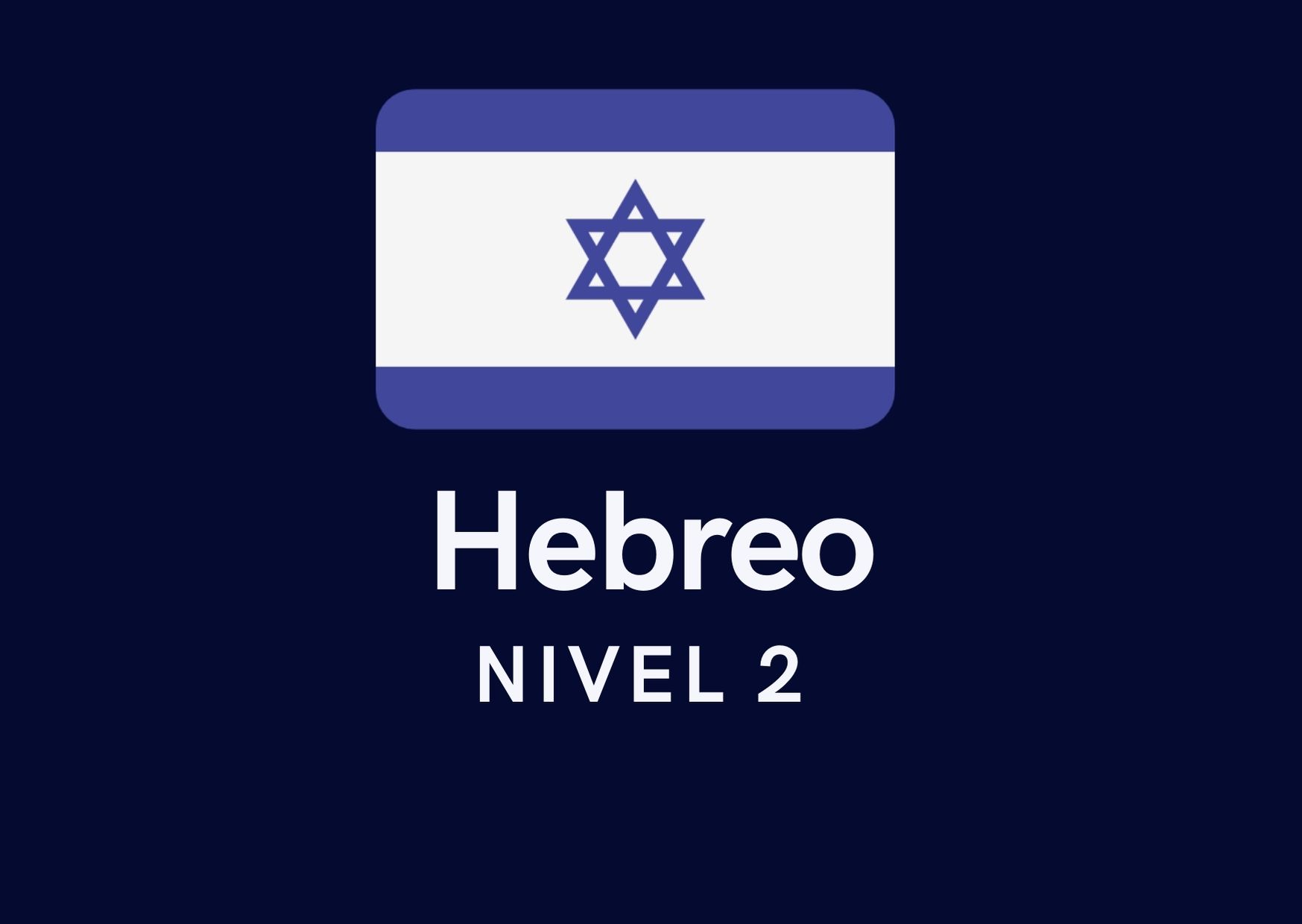 Course Image Hebreo Nivel 02